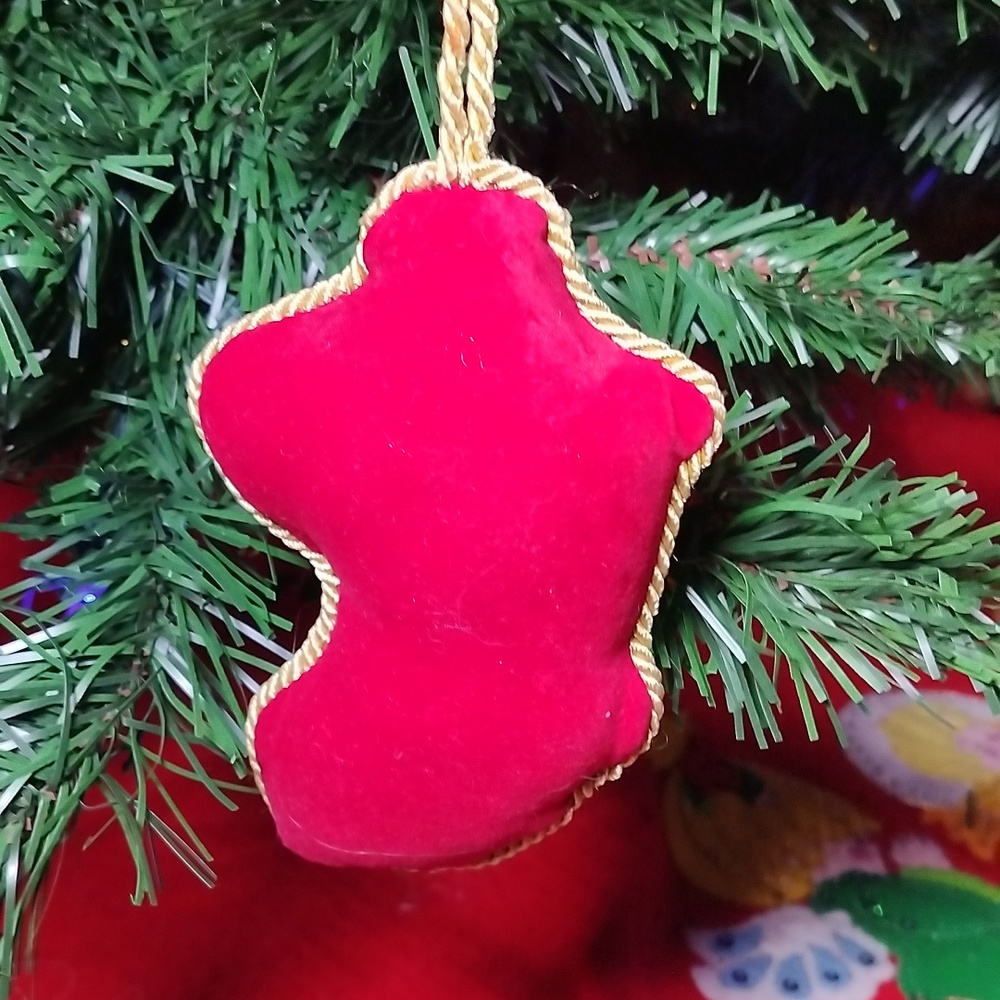Vintage Stuffed Angel Christmas Ornament - Picture 2 of 8